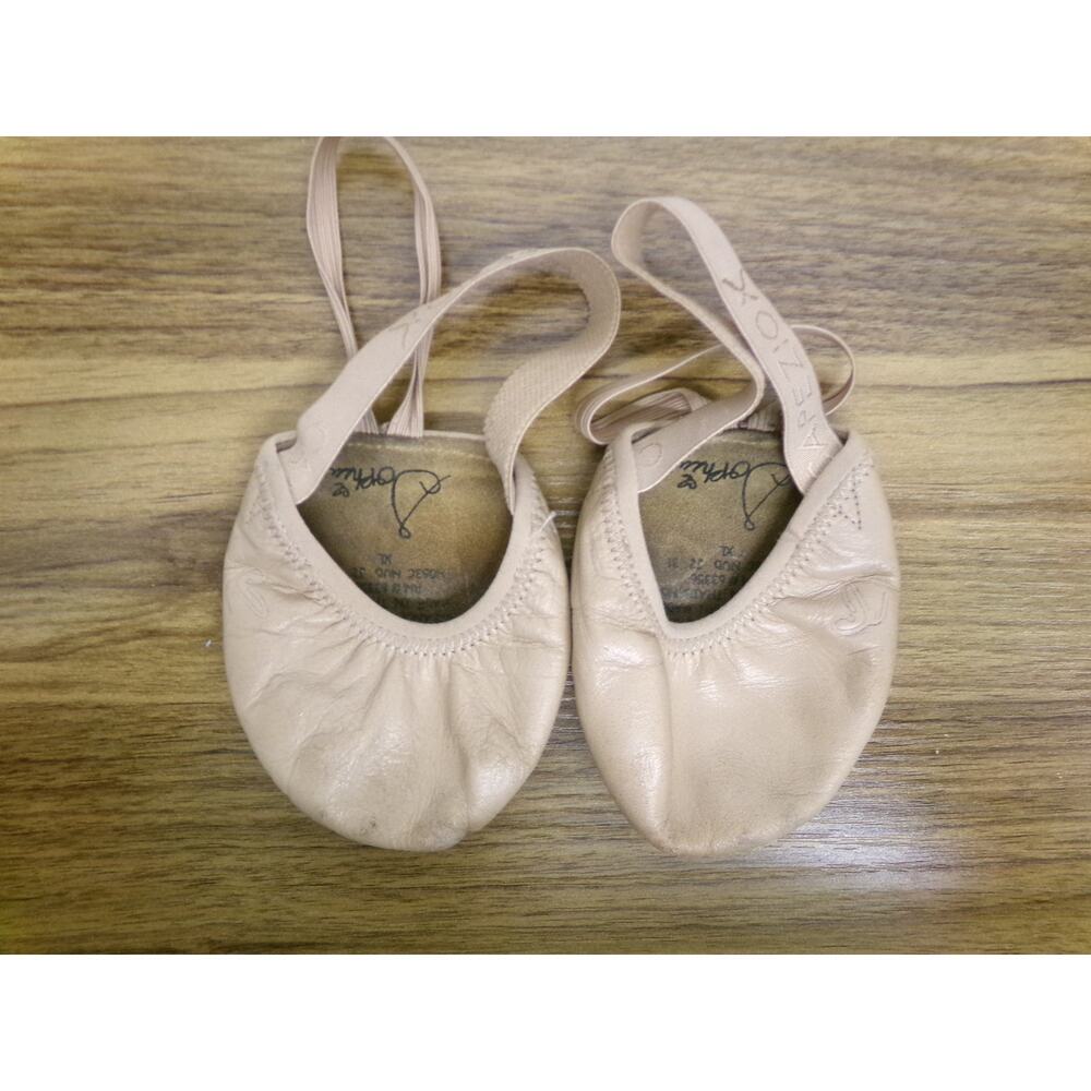 Pre-Owned Contemporary Shoes Capezio Adult X-Large Turners Leather Elastic